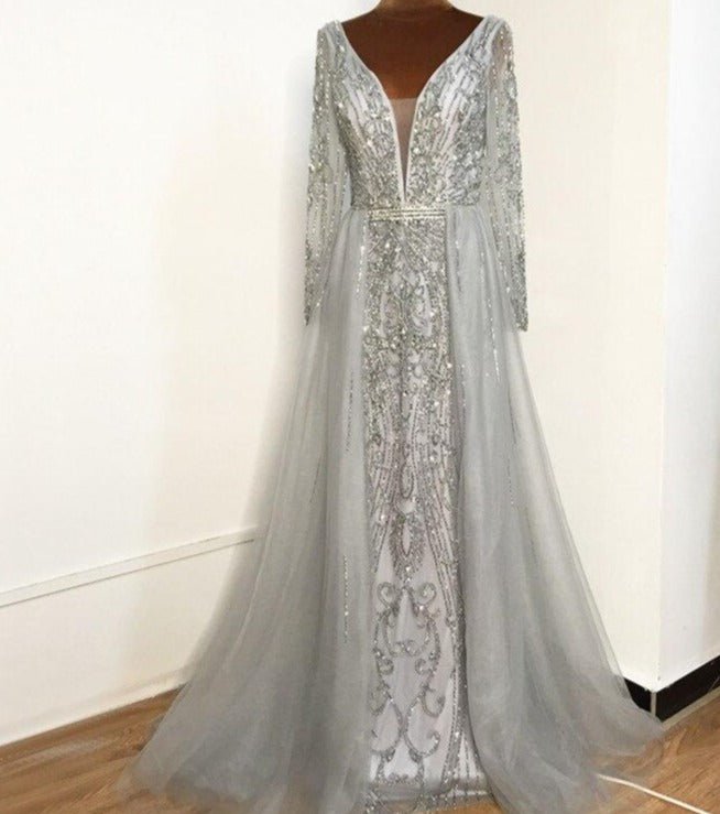 Maren Crystal Beading Luxury Formal Dress - Mscooco.co.uk