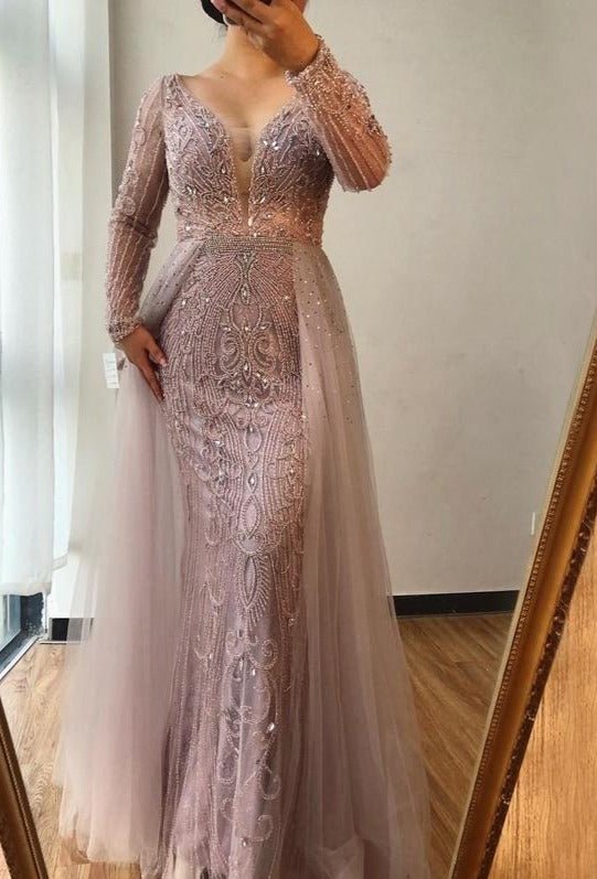 Maren Crystal Beading Luxury Formal Dress - Mscooco.co.uk