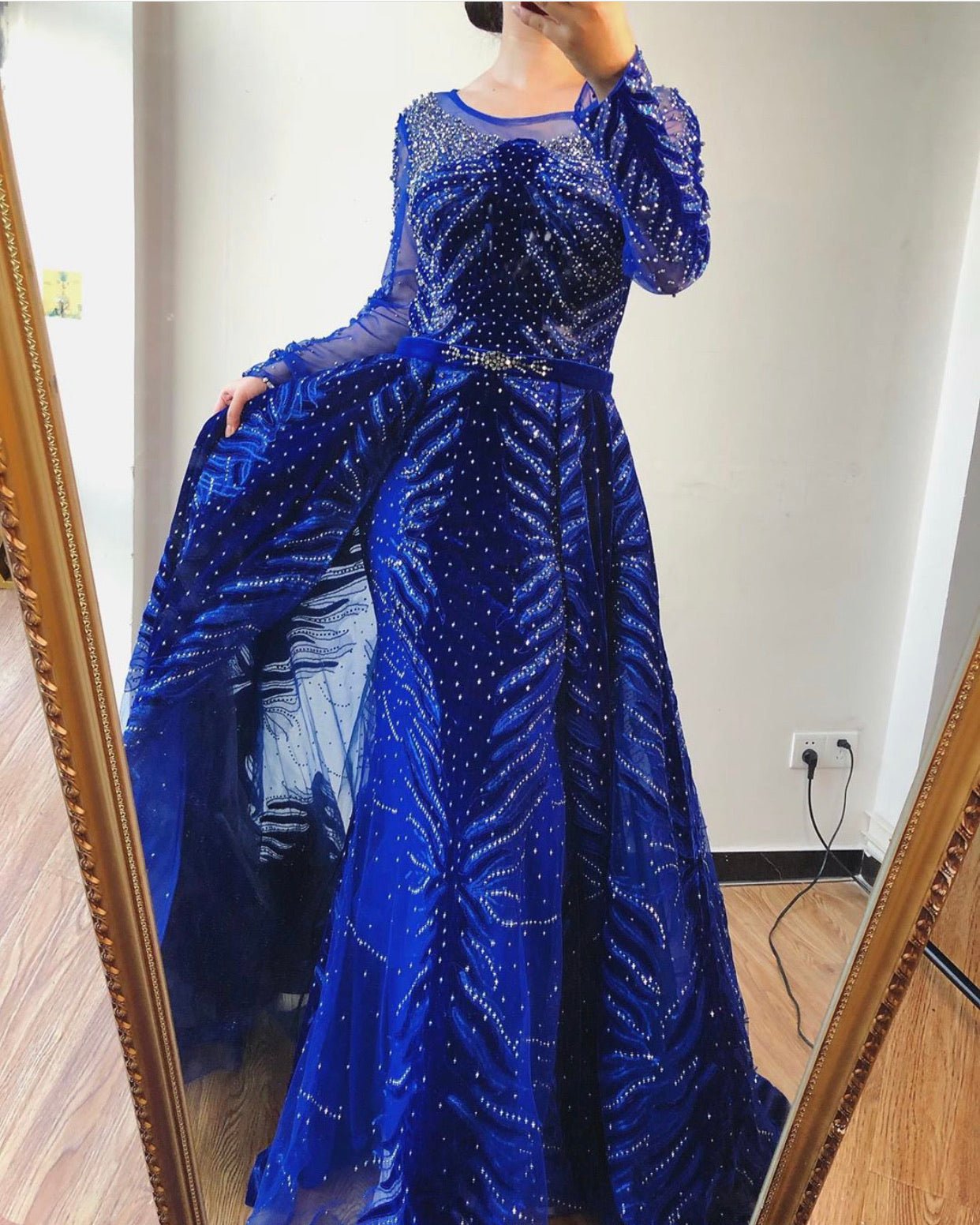 Nora - Royal Blue Evening Dress - Mscooco.co.uk