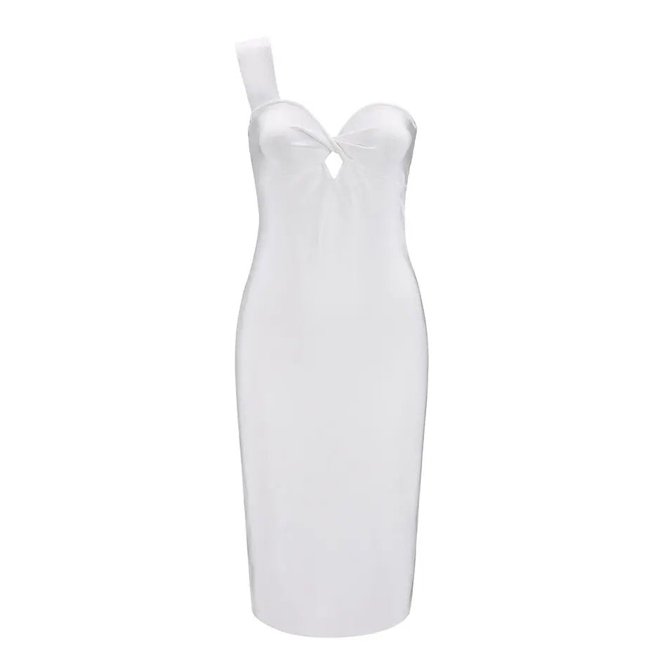 One Shoulder Bodycon Celebrity Party Dress - Mscooco.co.uk