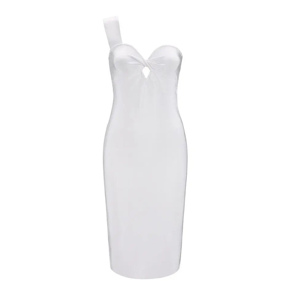 One Shoulder Bodycon Celebrity Party Dress - Mscooco.co.uk