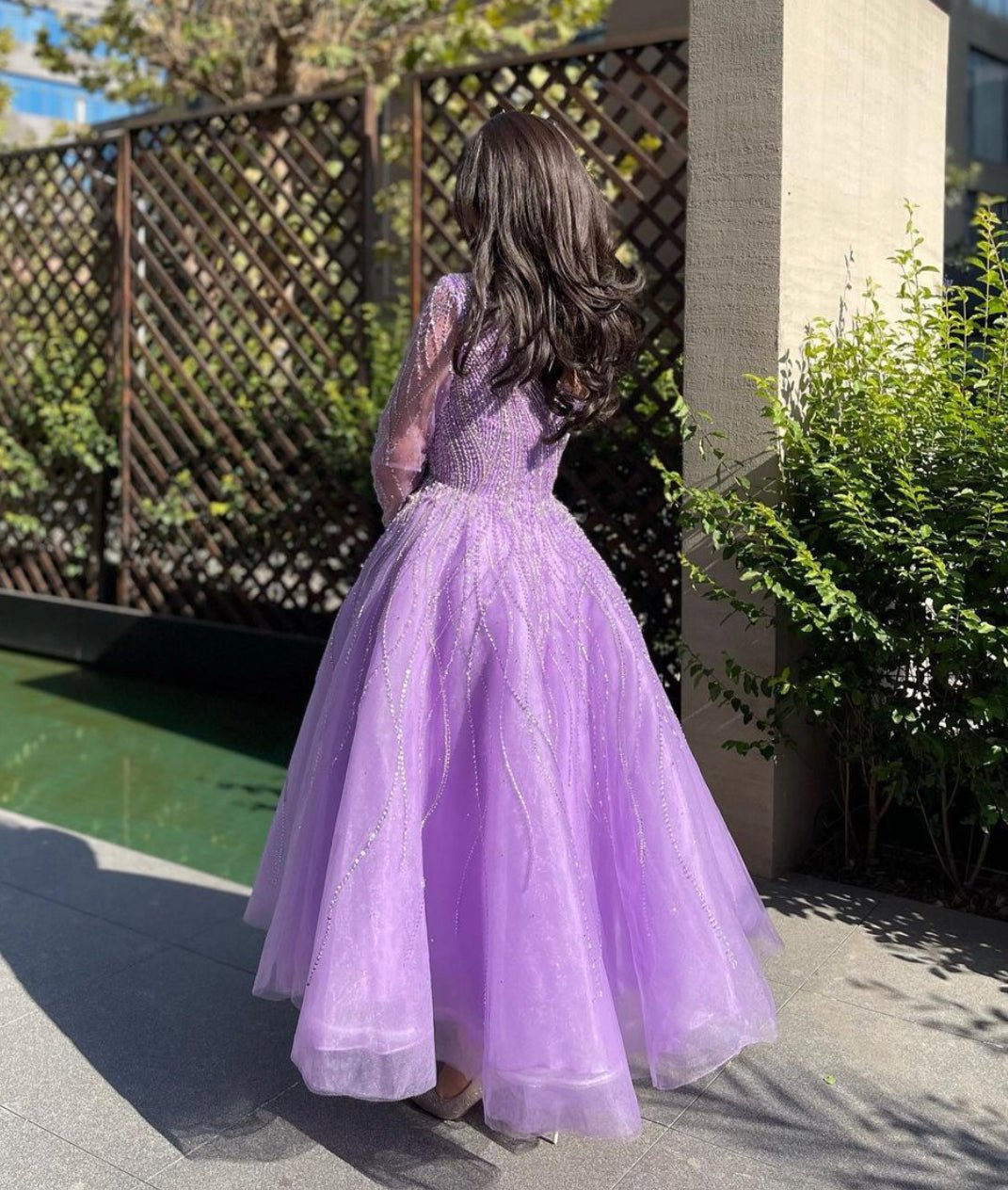 Paislee Luxury One Shoulder Beading Evening Dress - Mscooco.co.uk