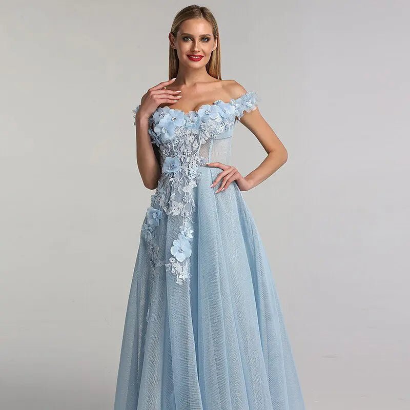 Rosalie - Handmade Flowers Gown - Mscooco.co.uk