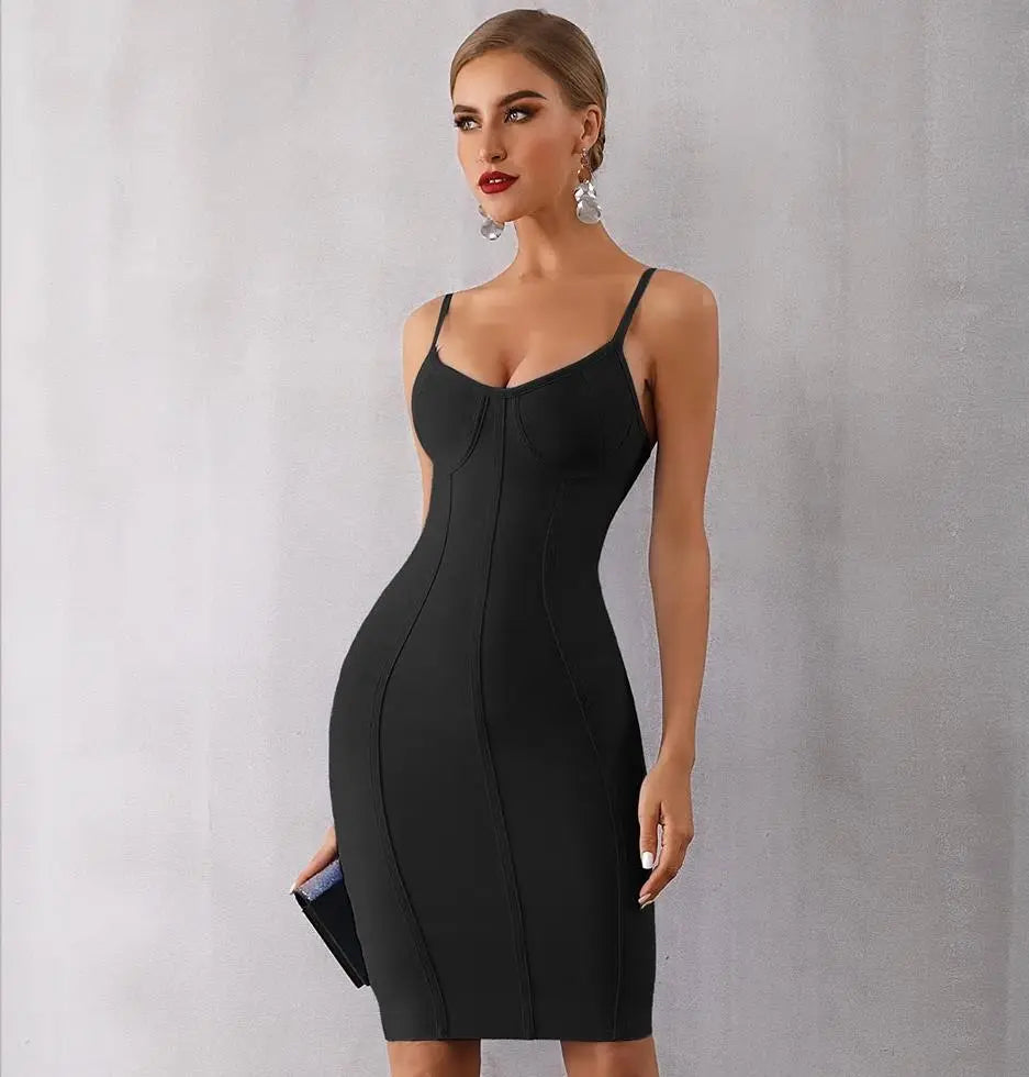 Summer Bodycon Bandage Dress - MSCOOCO