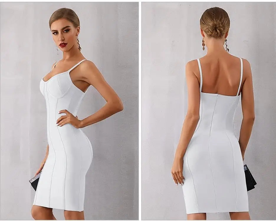 Summer Bodycon Bandage Dress - MSCOOCO