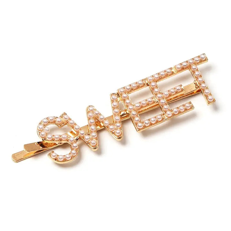 Trendy Crystal Hairwear Cute Girl Headband Brand Design Statement Hair - MSCOOCO