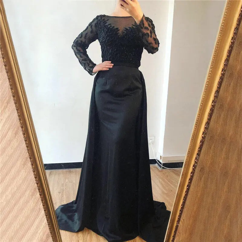 Vana Beading Mermaid Evening Dress Mscooco.co.uk