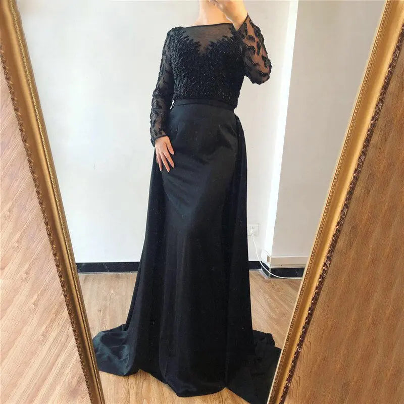 Vana Beading Mermaid Evening Dress Mscooco.co.uk