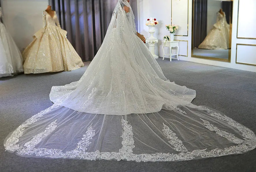 White Off The Shoulder Lace Bridal Dress Mscooco.co.uk