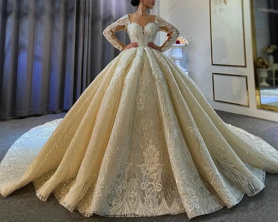 Princess Wedding Dresses 27 Enchanting Ball Gown Wedding Dresses   hitchedcouk