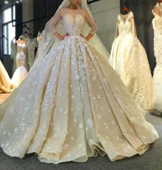 2021 New design Wedding Dress - Mscooco.co.uk