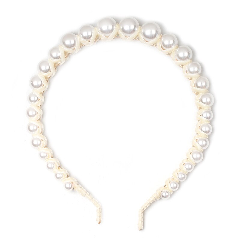 Trendy Crystal Hairwear Cute Girl Headband Brand Design Statement Hair - MSCOOCO