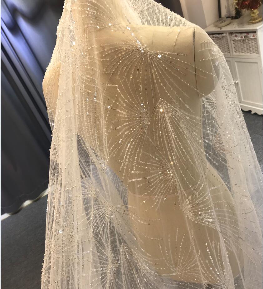 Luxury Long lace sparkling wedding veil Mscooco.co.uk