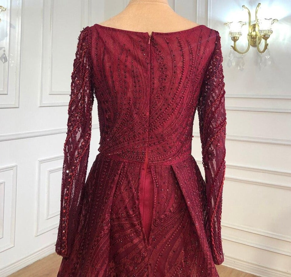 Tenley Elegant Luxury Beading Formal Dress Mscooco.co.uk