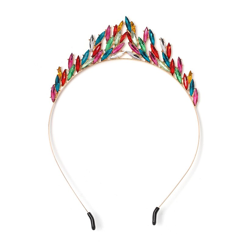 Trendy Crystal Hairwear Cute Girl Headband Brand Design Statement Hair - MSCOOCO