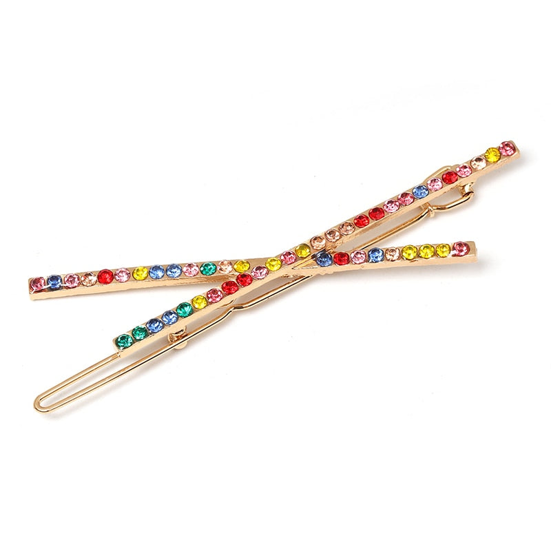 Trendy Crystal Hairwear Cute Girl Headband Brand Design Statement Hair - MSCOOCO