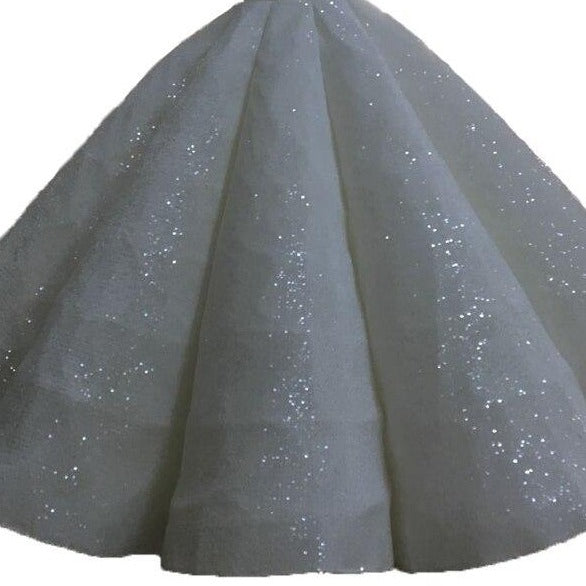 One Shoulder High-end Vintage Sequined Bridal Gown Mscooco.co.uk