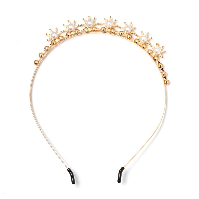 Trendy Crystal Hairwear Cute Girl Headband Brand Design Statement Hair - MSCOOCO