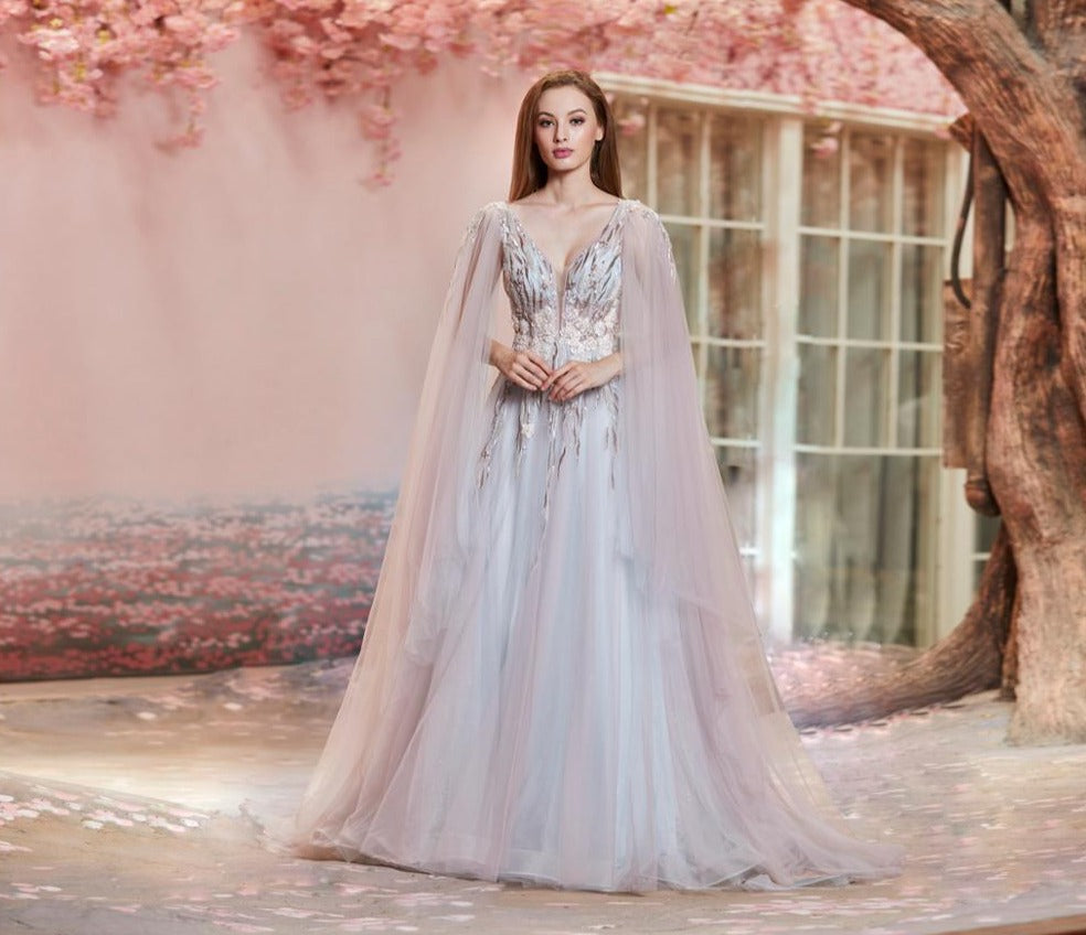 Severine Elegant Appliques A Line Formal Dress Mscooco.co.uk