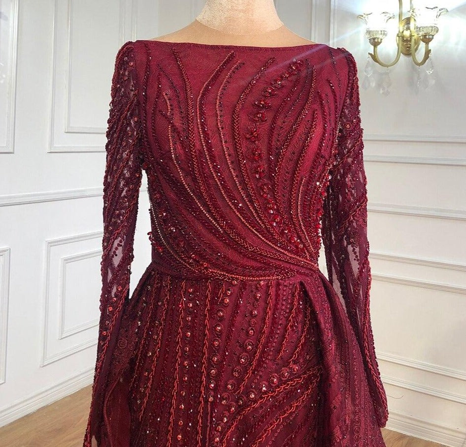 Tenley Elegant Luxury Beading Formal Dress Mscooco.co.uk