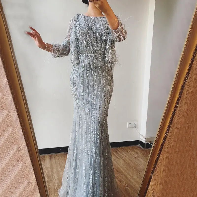 Alya Diamond Beading Formal Dress - Mscooco.co.uk
