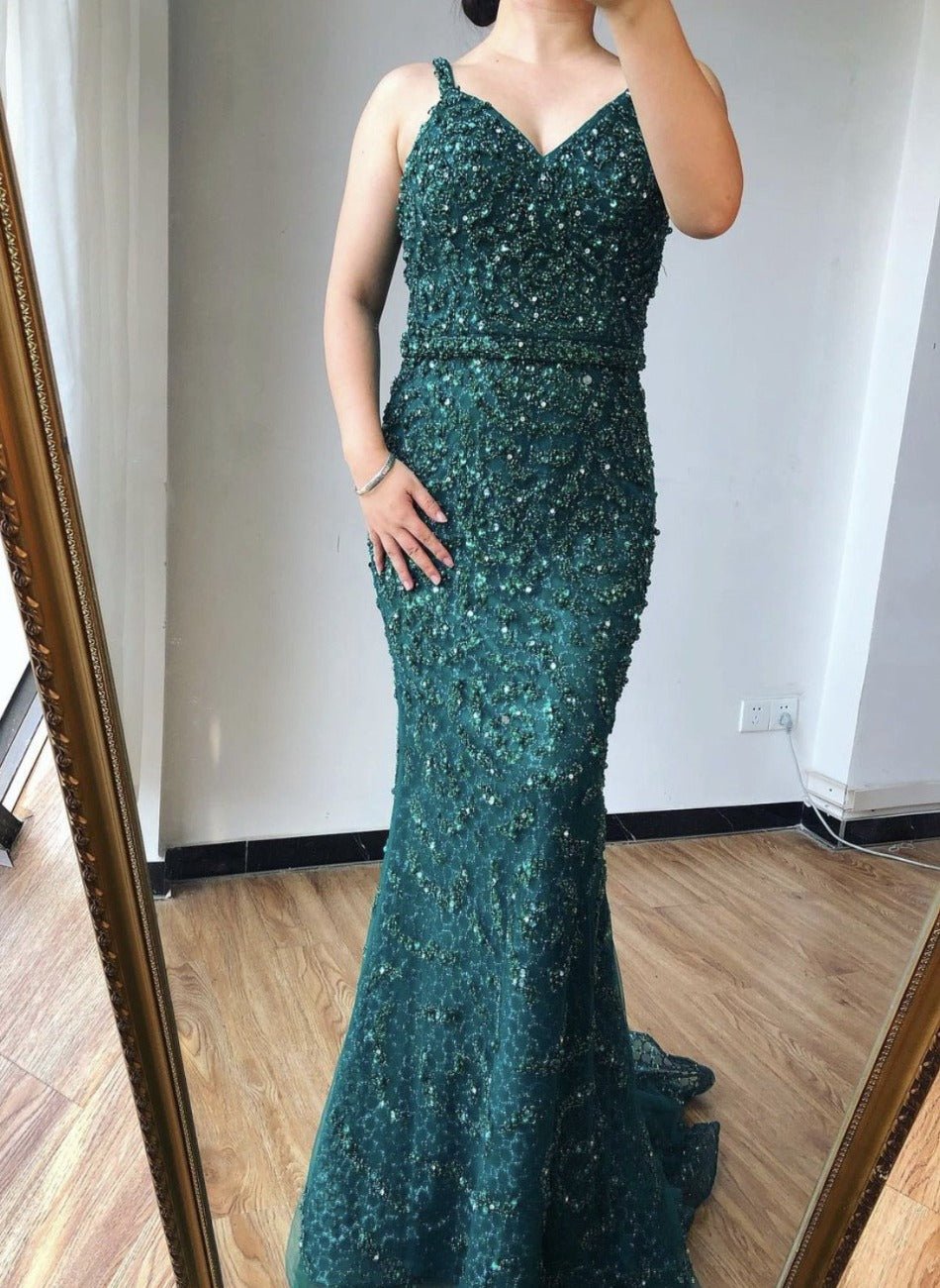 ALYSSA - Diamond beading Gown - Mscooco.co.uk