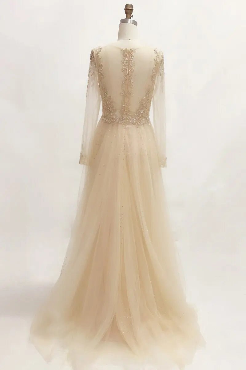 ARABELLA - Beaded Embellished Gown - Mscooco.co.uk