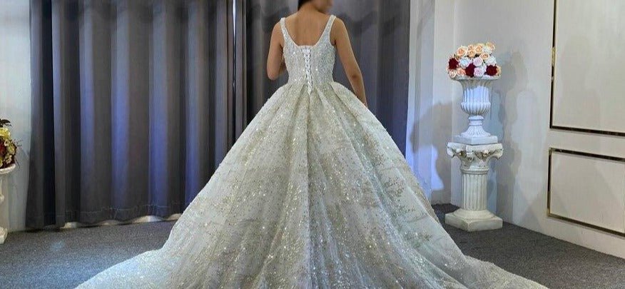 Beading Wedding Dress - Mscooco.co.uk
