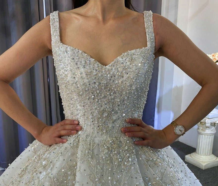 Beading Wedding Dress - Mscooco.co.uk