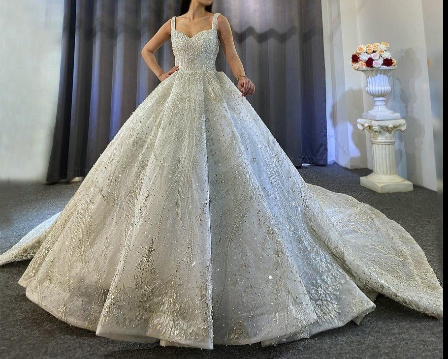 Beading Wedding Dress - Mscooco.co.uk