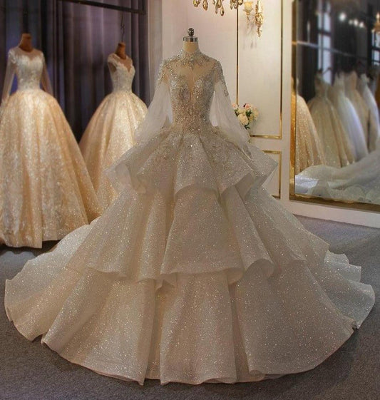 Big Ball Gown Wedding Dress - Mscooco.co.uk