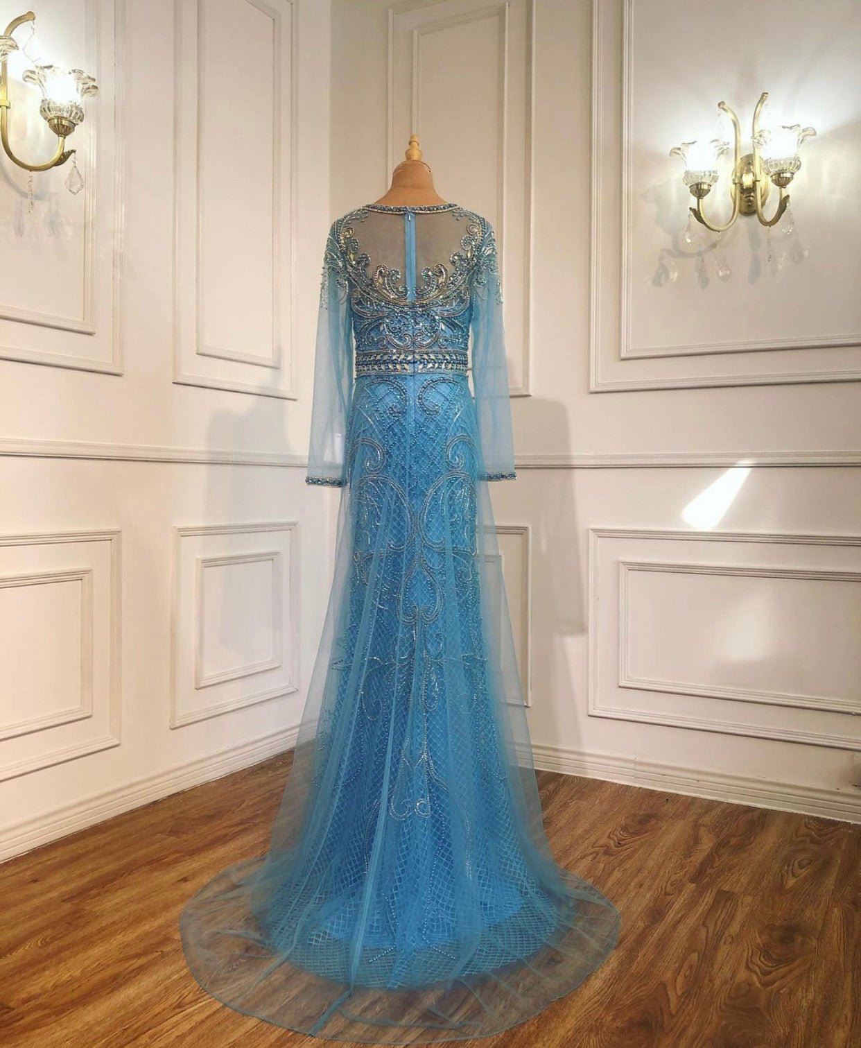 Celeste Elegant Mermaid Beading Formal Dress - Mscooco.co.uk