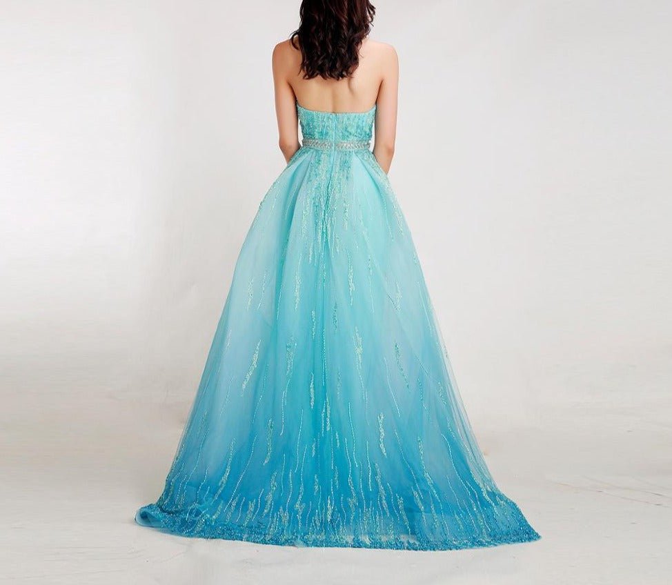 Chanel Gorgeous Beading Backless Evening Dress - Mscooco.co.uk