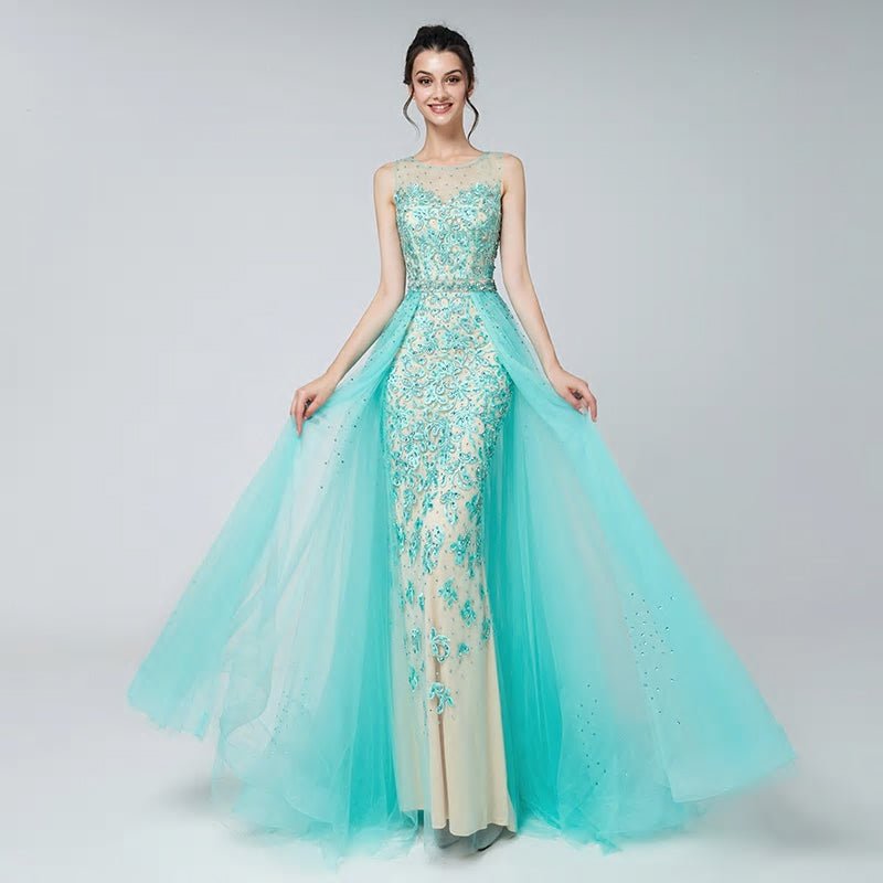 Charlotte - Beading Applique Formal Dress - Mscooco.co.uk