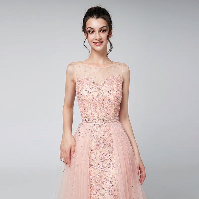 Charlotte - Beading Applique Formal Dress - Mscooco.co.uk