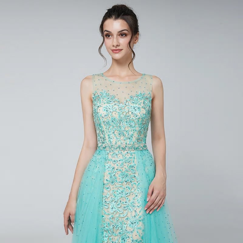 Charlotte - Beading Applique Formal Dress - Mscooco.co.uk