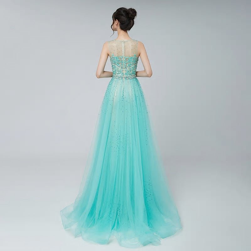 Charlotte - Beading Applique Formal Dress - Mscooco.co.uk