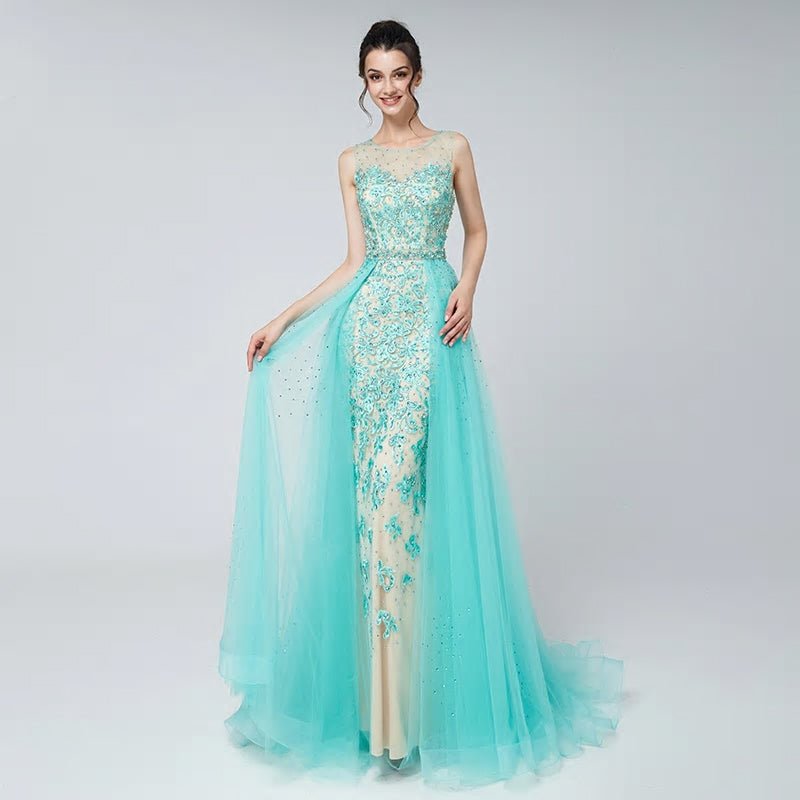 Charlotte - Beading Applique Formal Dress - Mscooco.co.uk