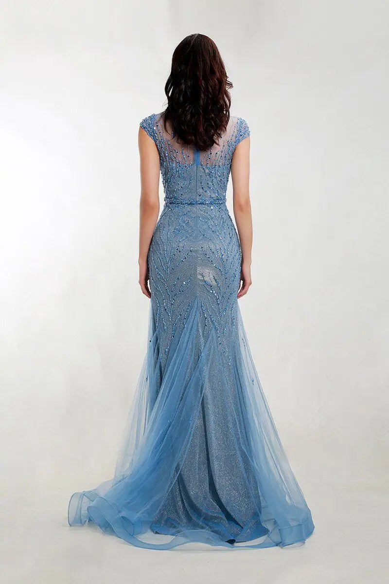DAISY - Beading Mermaid Maxi Dress - Mscooco.co.uk