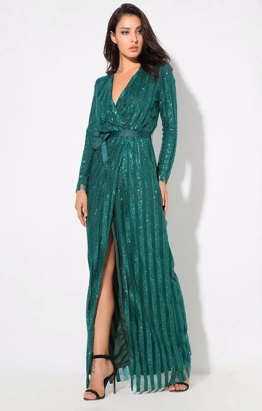 Elegant Sequins Gown - Mscooco.co.uk