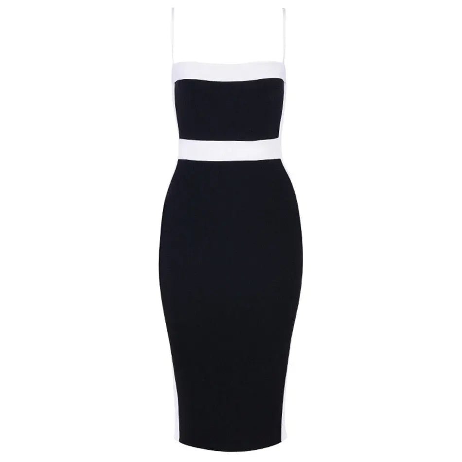 Elegant Sleeveless Bodycon Dress - Mscooco.co.uk