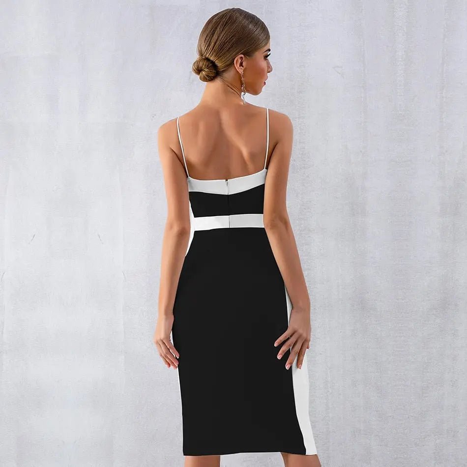 Elegant Sleeveless Bodycon Dress - Mscooco.co.uk