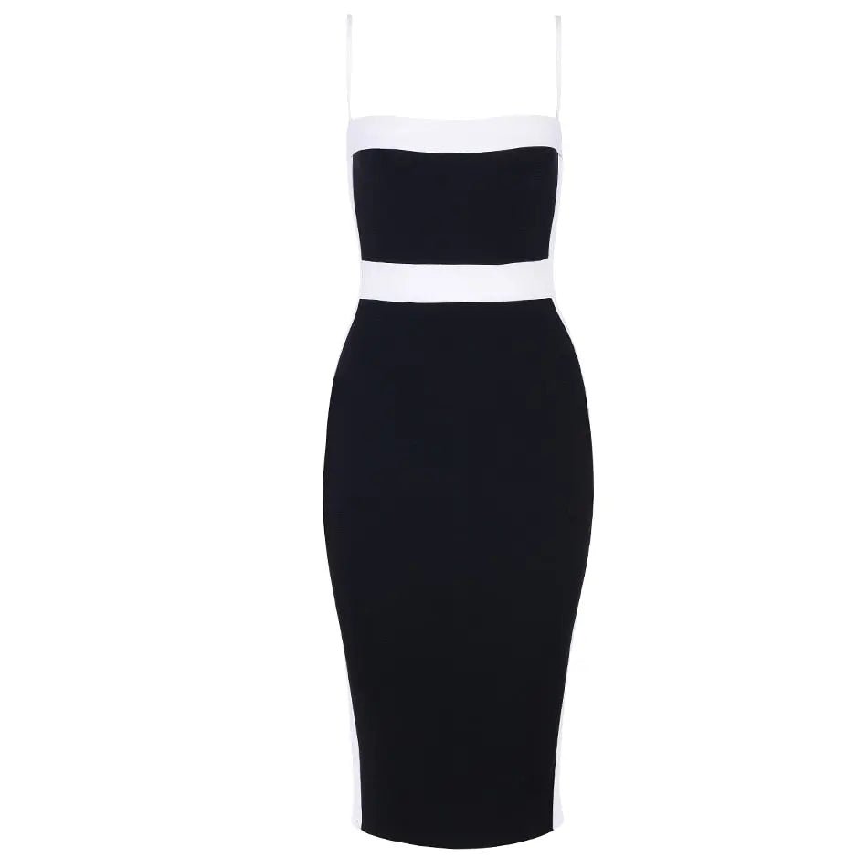 Elegant Sleeveless Bodycon Dress - Mscooco.co.uk