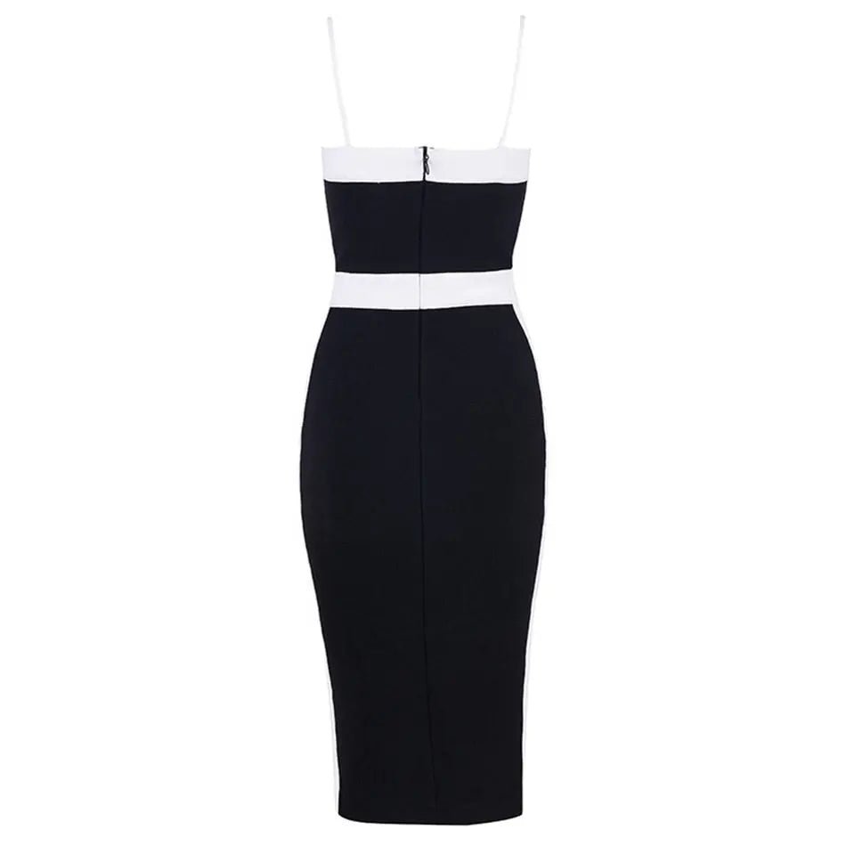 Elegant Sleeveless Bodycon Dress - Mscooco.co.uk