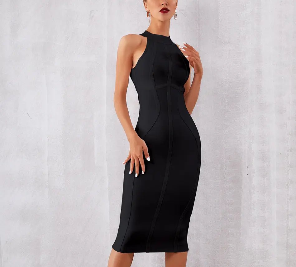 Elegant Tank Sleeveless Bodycon Dress - Mscooco.co.uk