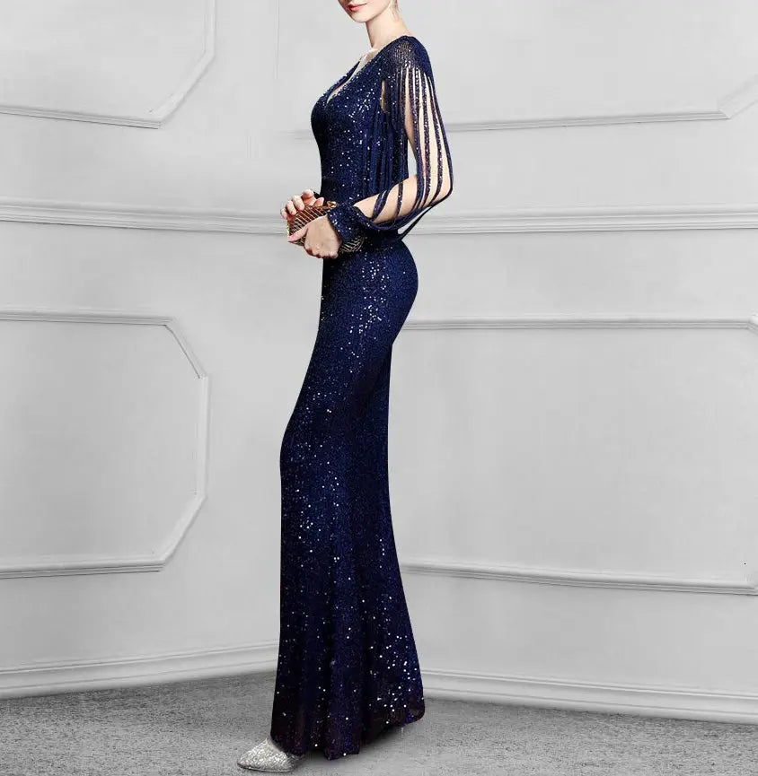 Erina sequins Mermaid Evening Dress - Mscooco.co.uk
