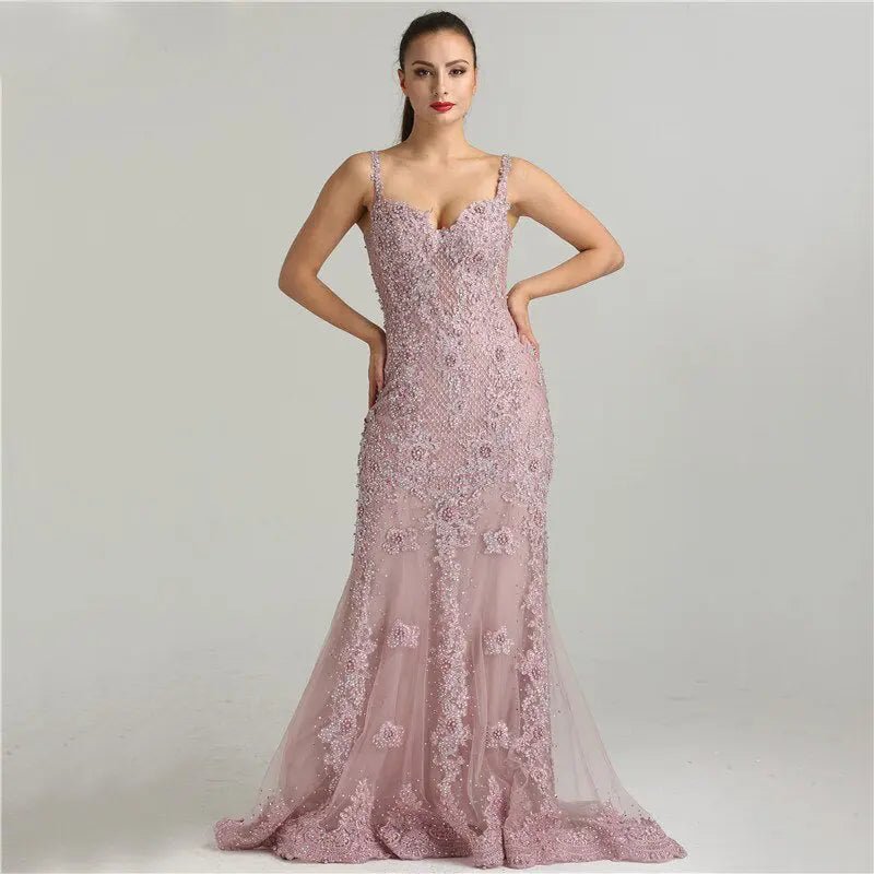 Esperanza Pearls Diamond Lace Formal Evening - Mscooco.co.uk