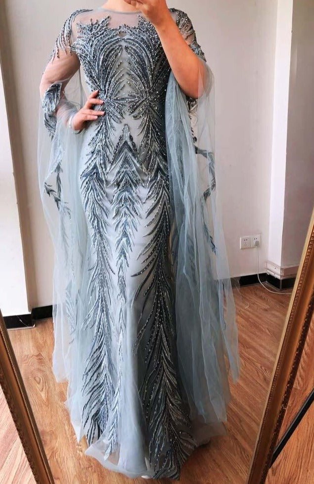 Faye Mermaid Luxury Beading Formal Dress - Mscooco.co.uk