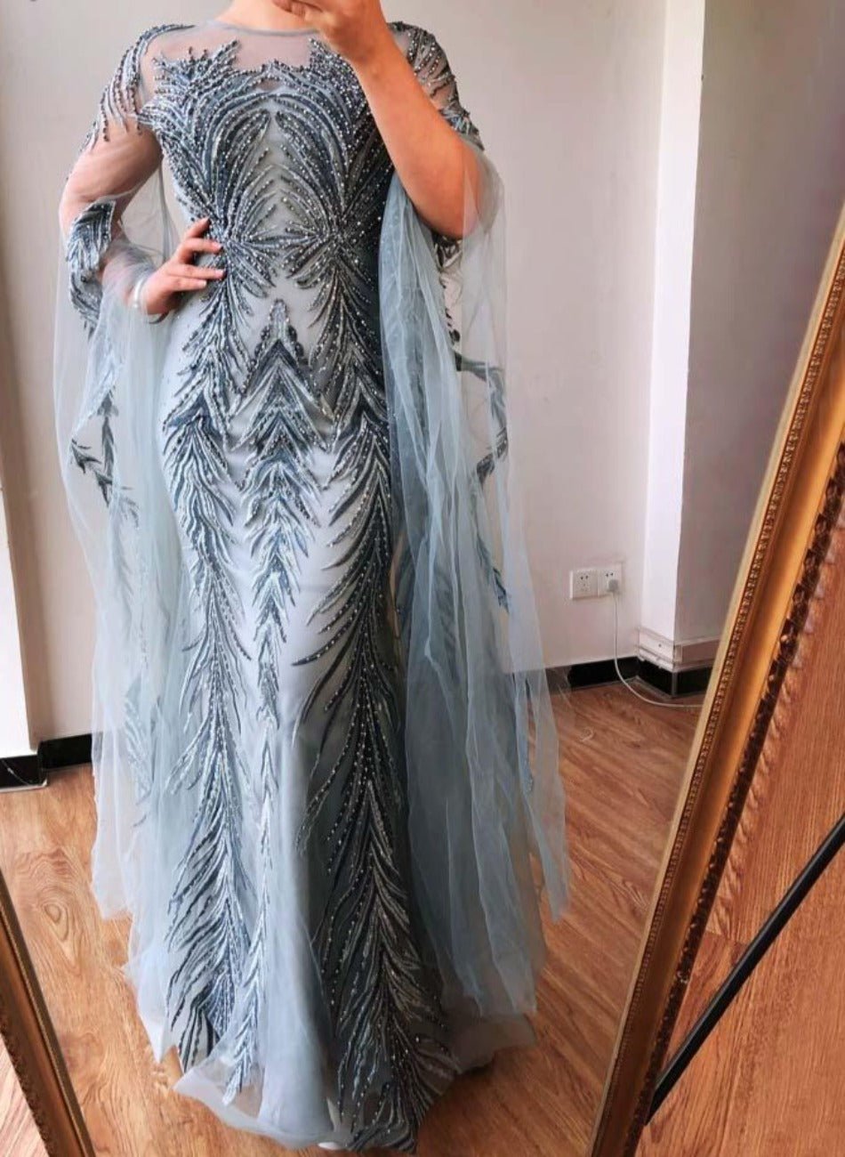 Faye Mermaid Luxury Beading Formal Dress - Mscooco.co.uk