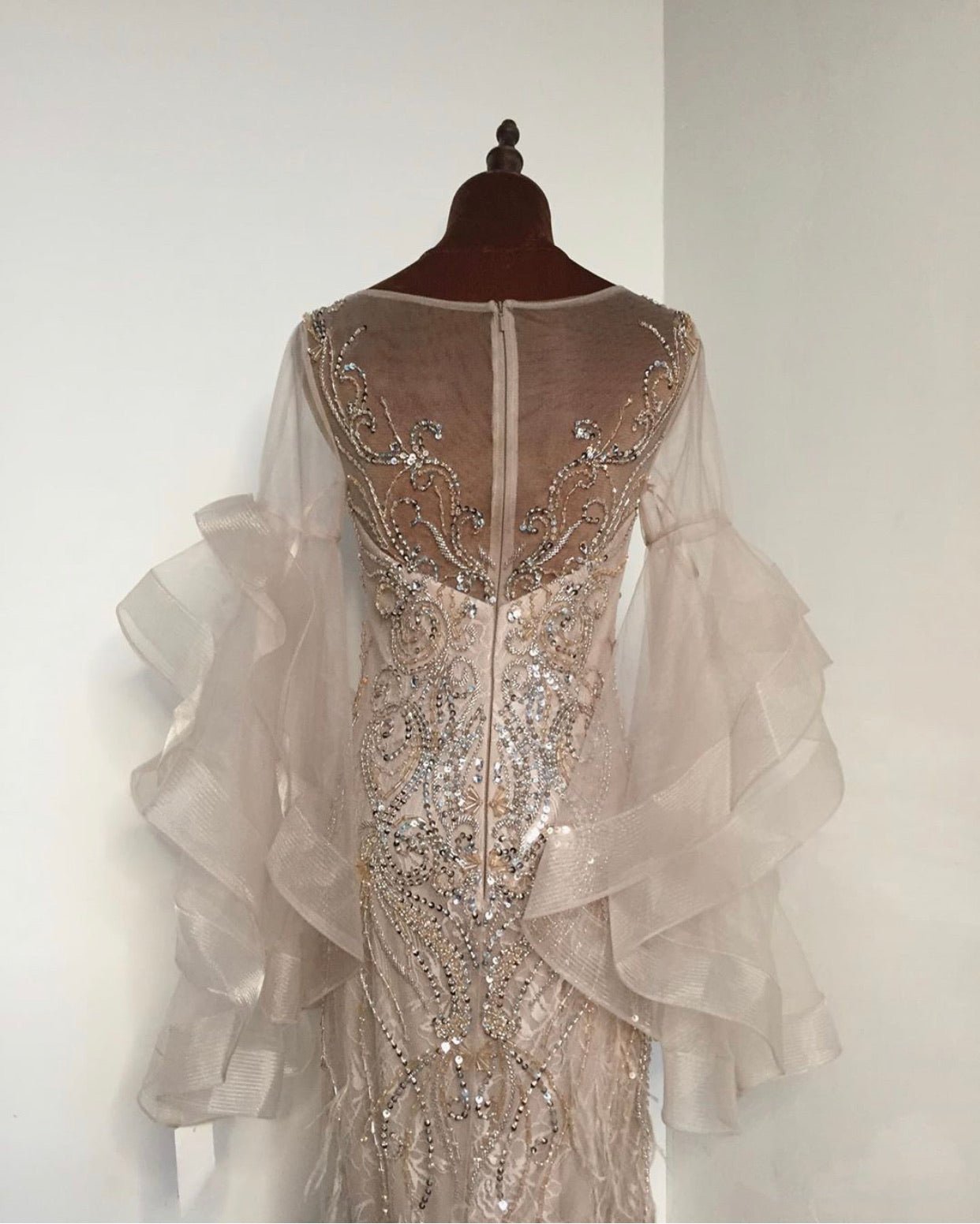 Gold Petal Sparkles Formal Dress - Mscooco.co.uk